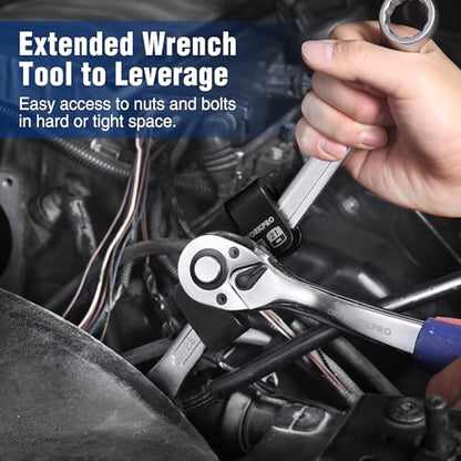 WORKPRO Wrench Extender Tool, 1/2" & 21mm Hex Drive, Universal Adapter
