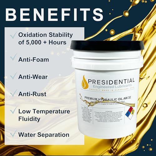 Presidential ISO AW 32 Hydraulic Oil (5 Gallon Pail) - size: 5 Gallon Pail