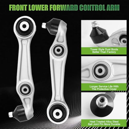 Lower Control Arm for Model S 2014-2020, Model X 2016-2021(4 PCS) - size: 2014-2020 Model S