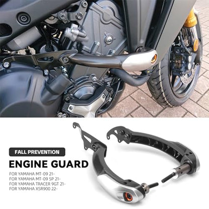 Motorcycle Frame Sliders for YAMAHA MT-09 MT09 SP TRACER 9 GT 9GT XSR900 XSR 900 Axle Slider Engine Anti Falling Crash Protector Guard Bar CNC Aluminum Frame Slider Kit