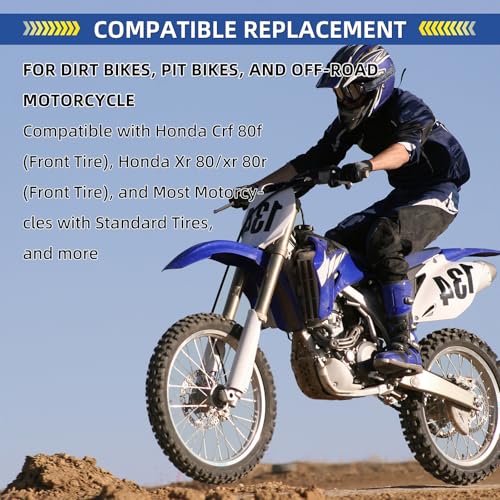 GICOOL 2.25/2.50-16" (70/90-16) Dirt Bike Inner Tubes, TR4 Valve Stem - size: 2.25/2.50-16