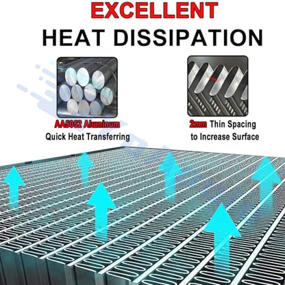 Aluminum Racing Cooling Radiator for 1999-2002 2000 2001 Yamaha YZF R6 R6, Full Performance Aluminium Motorcycle Radiators, Automotive Replacement Radiator