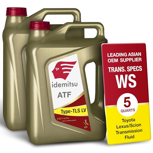 Idemitsu ATF Type TLS-LV (WS) Transmission Fluid – 5 Qt, Pack of 2 - size: 5 Quart, style: 2 Pack