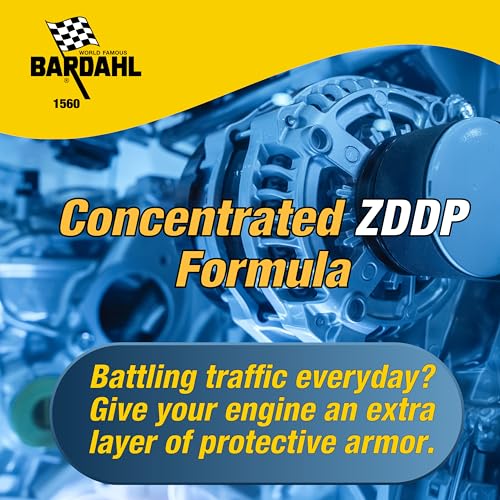 Bardahl Full Metal Motor Oil Additive ZDDP C60 Anti-Wear Protection 12 oz