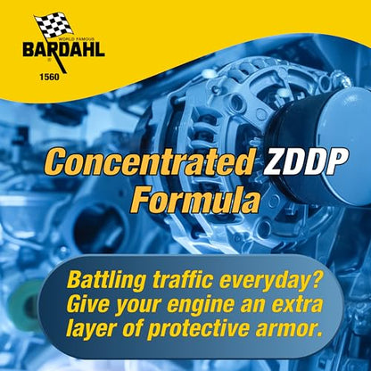 Bardahl Full Metal Motor Oil Additive ZDDP C60 Anti-Wear Protection 12 oz
