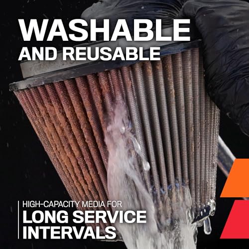 K&N High-Flow Original Lifetime Engine Air Filter: Increase Power & Accerlation, Washable, Premium: Compatible with 2020-2025 KAWASAKI: (See Product Description For Select Models), KA-1020