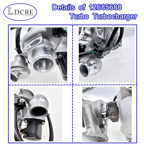 12685688 Turbo Turbocharger Compatible with Chevy Equinox 2018-2022, Compatible with GMC Terrain 2018-2022, Replaces 25206073 12699230 12685688 12679699 847-1653 4918004160 12679399