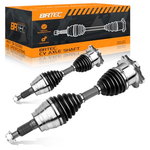 Front CV Axle Shaft Assembly Pair for Chevy Silverado 1999-2010