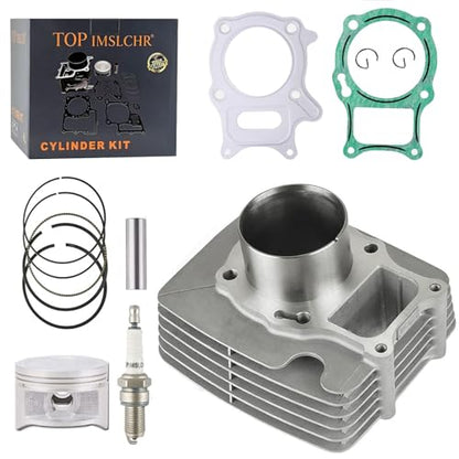 72MM Big Bore Cylinder Piston Ring Top End Kit Compatible with Honda TRX250 TRX250EX X TE 2x4 ES 2002-2025 12100/12251-HN6-000 - size: cylinder bore：72MM