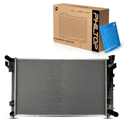 PHILTOP CU1552 Radiator 31-1/2"Core Compatible With 1994-2001 Ram 1500 1994-1997 Ram 2500/3500(Cylinders:8) (w/ 31-9/16 in. x 19-7/16 in. x 1-1/4 in. Core) - size: 94-01 Ram 1500 5.2L/3.9L, 94-97 Ram 2500