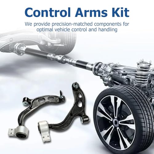 WFLNHB 2Pcs Front Lower Control Arm Ball Joint Assembly Driver and Passenger Side Kit Replacement for Ford Flex 2010-2012 Replacement for Lincoln MKT 2009-2012