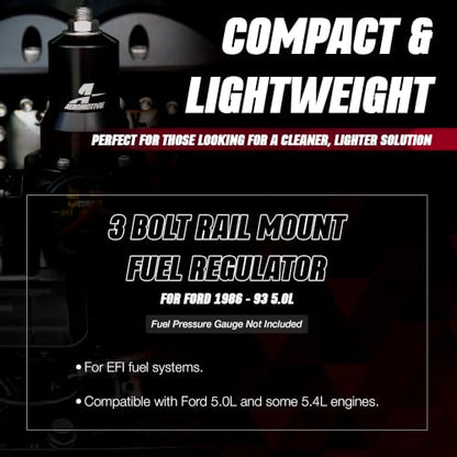 Aeromotive Ford Rail Mount EFI Fuel Pressure Regulator - 13103