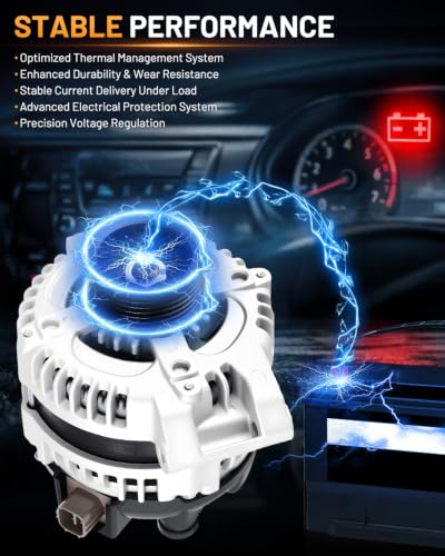 Alternator 13980 105A Fit for Honda Accord 2003-2007 - size: 13980N