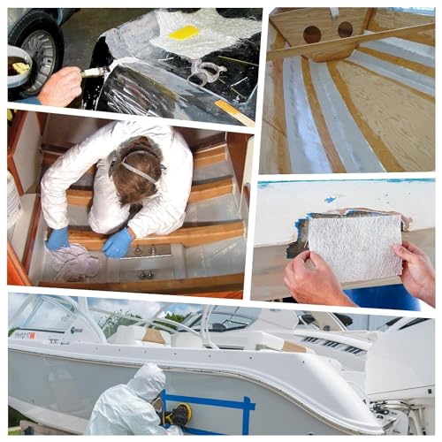Fiberglass Mat Roll 4" x 10 Yards, 1.5 oz Chopped Strand Mat, Easy-to-Use Fiberglass for Repair & Reinforcement, Resin Compatible for Boat Auto Roof - size: 4" Wide X 10Yds