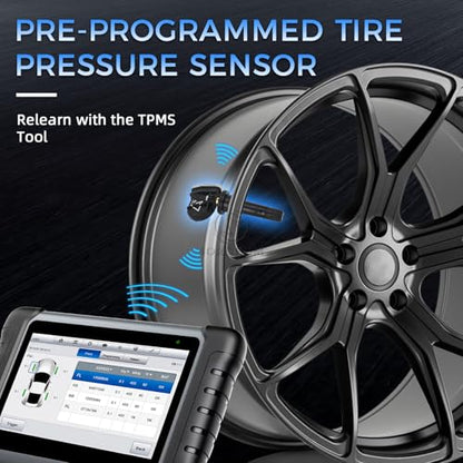 SORGHUM Tire Pressure Monitoring System for Chevrolet Silverado GMC Sierra - color: Matte Black-13598773-1