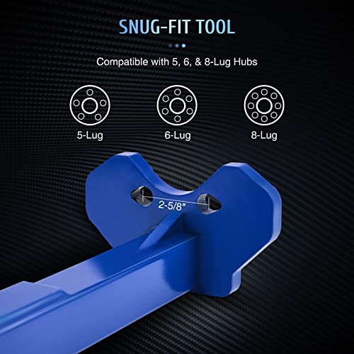 OMT Wheel Hub Removal Tool Compatible with 5 6 and 8 Lug Hubs