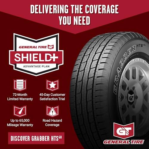 General Tire Tire Grabber HTS60 All-Season Radial Tire - 255/65R18 111S - size: 255/65R18