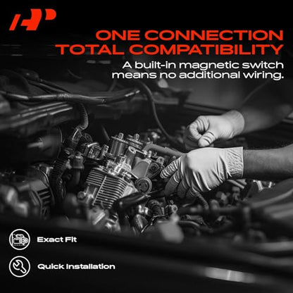 A-Premium Starter Motor, 12V 1.4KW 10 Teeth Clockwise