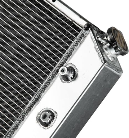 CC716 4 Row Aluminum Radiator Compatible With Chevy C10 C20 C30 K10 K20 K30 GMC C2500 5.7L 1973-1987 74 74 75 76 77 78 4 Row Core radiators