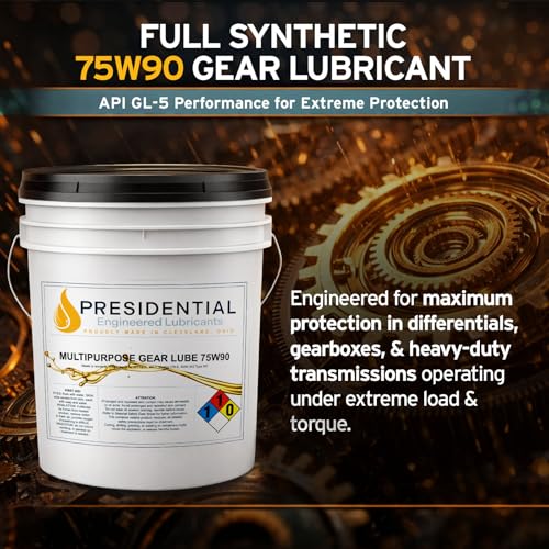 Presidential Premium Full Synthetic 75W90 Gear Lubricant GL-5 (5 gallons)
