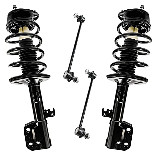Detroit Axle - 4pc Front Struts Kit for Toyota 2003-2008 Matrix - size: 4QS3701643/Sway Kit