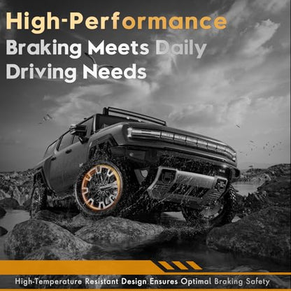 BETTHAND Front And Rear Brake Pads And Rotors Compatible With Chevy - size: 56641*2+56629*2+D1224-7693+D814-7387