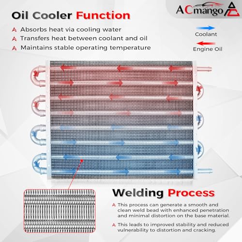 8 Pass Ultra-Cool Tube and Fin Transmission Cooler - color: Silver, size: 8-pass