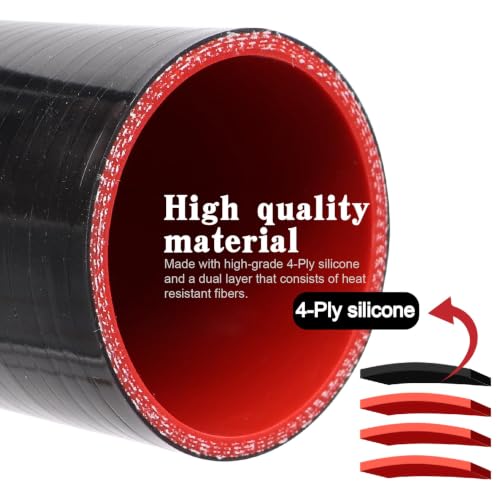 90 Degree Elbow Coupler Silicone Hose 4-Ply ID 2.75-inch(70mm) - size: 2.75 Inch