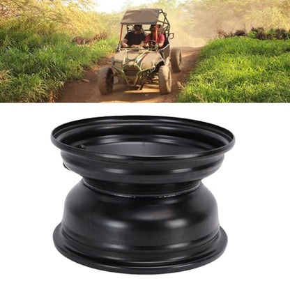 Acouto 8 Inch ATV Front Wheel Rim 19x7-8 19x7.00- Go Kart Wheel Rim 4 Hole High Strength Steel Hub for Dirt Bike Buggy Ride On Mower