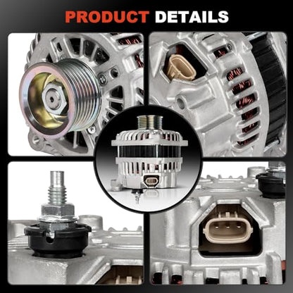 11340 Alternator Compatible with Nissan with Infiniti 150Amp 12V - size: 11340