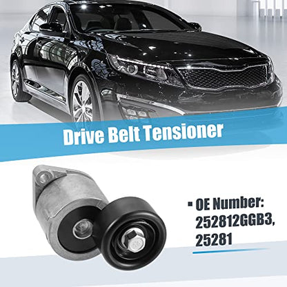 X AUTOHAUX Belt Tensioner Pulley Assembly 252812GGB3 for Kia Optima 2016-2020 for Kia Sorento 2016-2020 Serpentine Tensioner