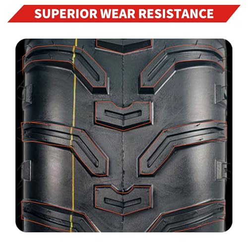 GarveeTech 24x10x11 ATV Tires, 2 Pack 24x10-11 ATV UTV Tires 24 10 11 All Terrain Tires for Trail, Desert, Mud, Dirt, Street, Sand, 4PR Tubeless - size: AT24X10-11, style: Pattern B