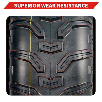 GarveeTech 24x10x11 ATV Tires, 2 Pack 24x10-11 ATV UTV Tires 24 10 11 All Terrain Tires for Trail, Desert, Mud, Dirt, Street, Sand, 4PR Tubeless - size: AT24X10-11, style: Pattern B