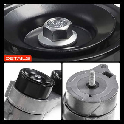 A-Premium Belt Tensioner Assembly with Pulley Compatible with Honda, Acura - style: Accord 2008-2012 (3.5L) w/Manual Trans.