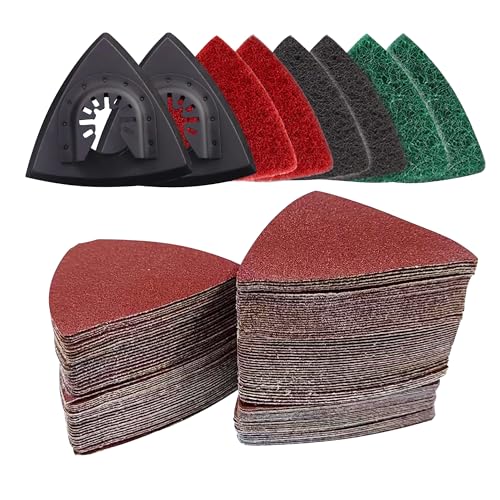 133 Pcs Oscillating Tool Sanding Pads Kit