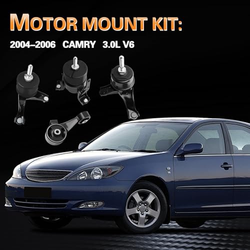 Engine Mount and Transmission Mount kit for 2004-2006 Camry 3.0L - size: 2004-2006 Camry 3.0L