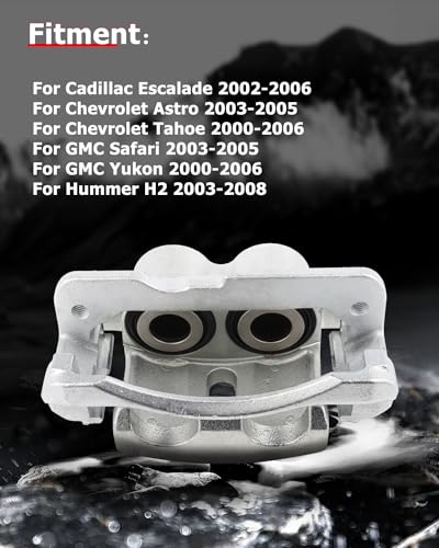 cciyu Front Right/Rear Left Disc Brake Caliper Assembly w/Bracket 18-B4728 - size: Front Right[18-B4728]