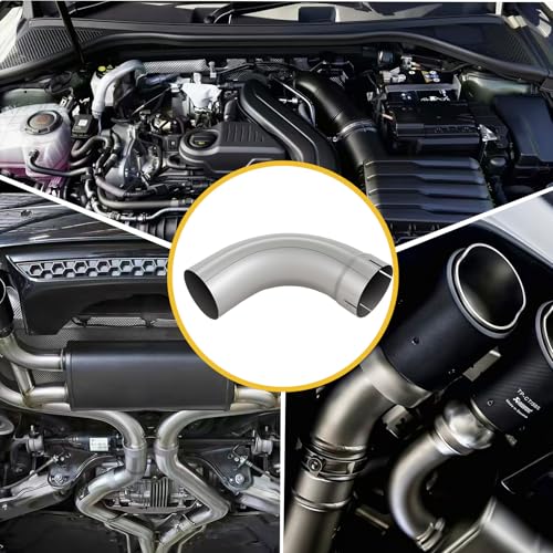 Exhaust 90 Degree Tube 5" OD,12" each side length - size: 5INCH12length