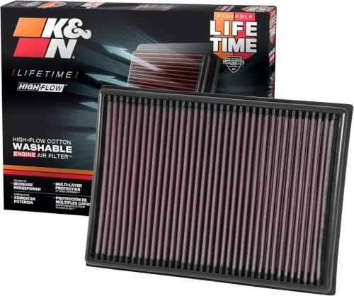 K&N High-Flow Original Lifetime Engine Air Filter: Increase Power: Premium, Washable: Compatible with 2010-2024 Toyota/Lexus: GX460, 4Runner, FJ, Land Cruiser, Prado, 33-2438 (Pack of 6) - size: (Pack of 6)