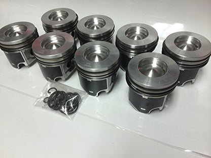 Mahle Piston Set (.030) - Fits Ford 6.0L Powerstroke 2003-2007