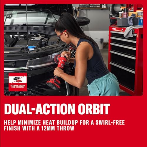 CRAFTSMAN 3 in. Dual Action Buffer Polisher, V20 Brushless Cordless Orbital Polisher, Variable Speed, Tool Only (CMCE130B)