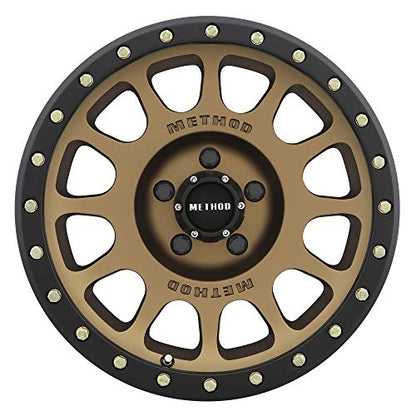 Method Race Wheels 305 NV Method Bronze/Black Street Loc 17x8.5" 5x5.5", 0mm offset 4.75" Backspace, MR30578555900 - color: Method Bronze/Black Street Loc, size: 17x8.5 inches, 5x5.5, 0/4.75"