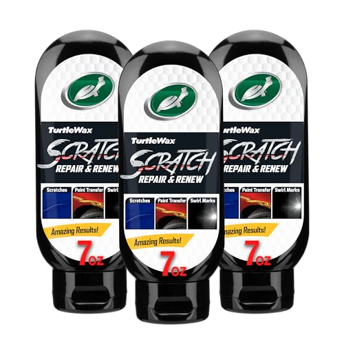 Turtle Wax Scratch Repair & Renew, Car Scratch Remover, 7 oz. (Pack of 3) - size: 7 Oz. (Pack of 3)