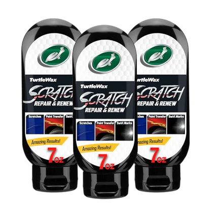 Turtle Wax Scratch Repair & Renew, Car Scratch Remover, 7 oz. (Pack of 3) - size: 7 Oz. (Pack of 3)