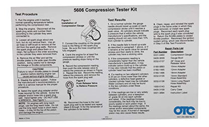 OTC 5606 Compression Tester Kit with Storage Case