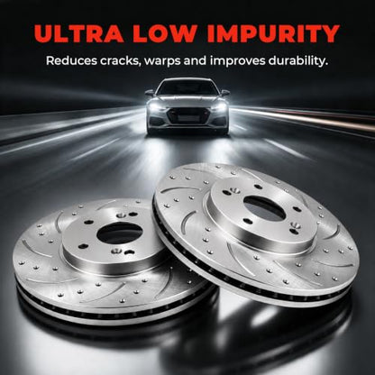 11.81 inch Front Rotors Kits Replacement for Honda Accord 2003-2011 - size: S-31275+P-787