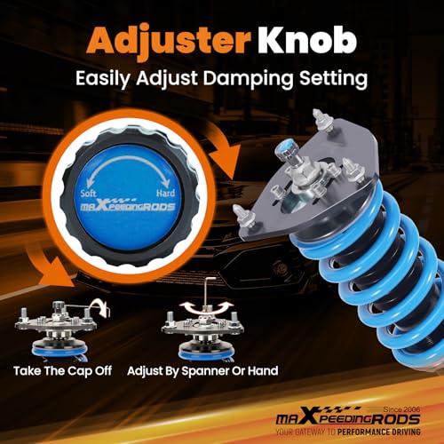 maXpeedingrods Coilover for Subaru Impreza WRX 2000-2007, Forester 03-08 - size: Forester 2003-2008