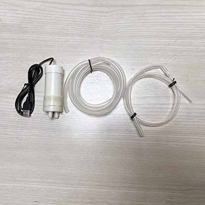 Oil Pump Extractor Portable Fluid Change Syringe with Hose Automotive Engine Oil Pump Water Fluid Change Tool No Mess No Leaks No Overfills 5V DC USB