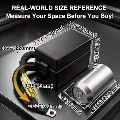 12V 80Amp Relay Box, 6 Way Pre-Wired Relay Box, 6 Relays and 6 Slot ATC/ATO Blade Fuses, Universal Relay Panel, for Automotive Car Truck Jeep - size: 80A 6 Relay 6 Fuses, style: Pre-Wired