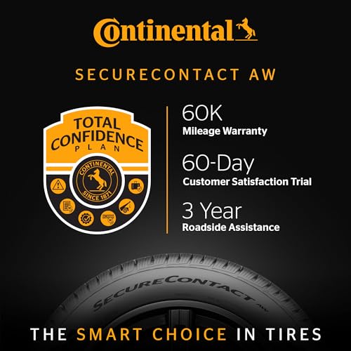 Continental SecureContact AW All Weather 205/55R16 91V Passenger Tire - size: 205/55R16